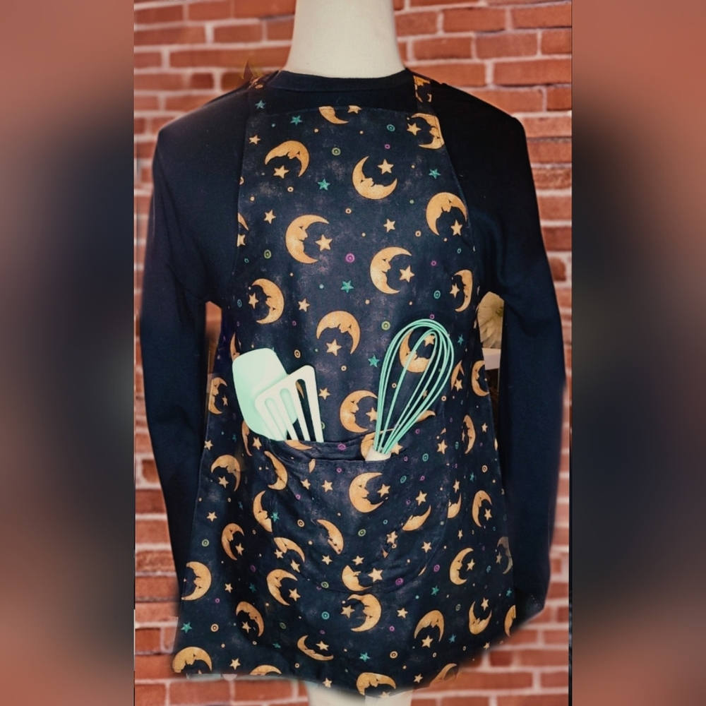 Handmade Moon and Star Apron 🌙✨
